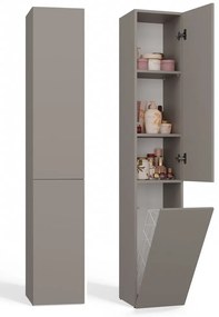 Faenza Nel IV fürdőszoba szekrény, 31x174x30 cm, agyag színű