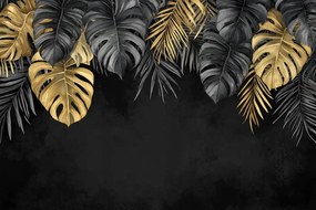 Fotótapéta Flizelina Növények Levelek Monster Palma Glamour 416x254 ragasztó