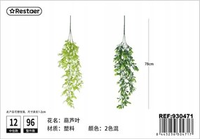 Mesterséges lógó dekorációs növény 78 cm
