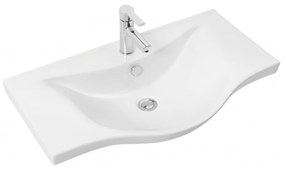 VivaStyle BIANKA 80 lábon álló fürdőszobabútor 3 fiókos Sanovit ALBATROS 10080 mosdóval 80 x 46 cm