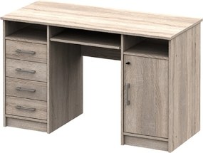 PC asztal, tölgy sonoma, B9 NEW