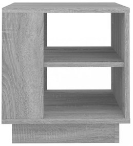 vidaXL szürke sonoma színű szerelt fa dohányzóasztal 40 x 40 x 43 cm