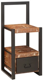 Valet állvány Többszínű 40x40x90 cm Szilárd Fa Újrahasznosított