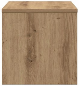 Éjjeliszekrény 2 pcs kézműves tölgy 40 x 40 x 30 cm Faanyag