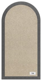Kárpitozott panel - Íves - 30x60cm Szín: Rózsaszín