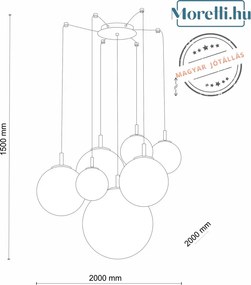 Függeszték Arany CADIX TK LIGHTING 4608