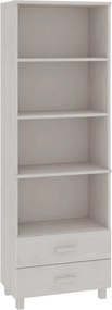 vidaXL HAMAR fehér tömör fenyőfa tálalószekrény 60 x 35 x 180 cm