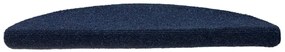 öntapadós lépcsőszőnyegek 30 db, 56 x 17 x 3 cm, sötétkék, félkör alakú