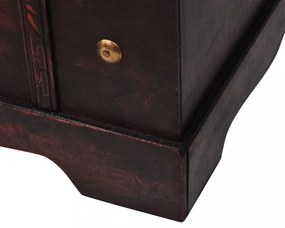 vintage fa kincsesláda 66 x 38 x 40 cm