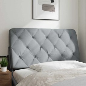 világosszürke szövet fejtámla párna 100 cm