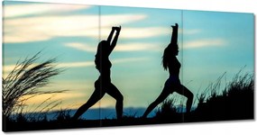 Vászonkép 60x30 Reggeli jóga