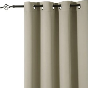 Závěs OXFORD 140x250 cm, világos bézs Felfüggesztés: Hullámos sínszalag