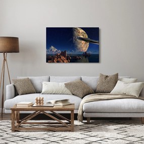 Kép - idegenek érkezése (90x60 cm)