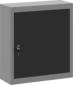 vidaXL Szerszám szekrény polcokkal Fekete és Szürke 50 x 20 x 55 cm