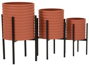 Fém kaspó szett 3 db-os ø 36 cm Milly – Mauro Ferretti