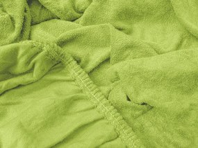 Frottír gumis lepedő EXCLUSIVE világoszöld 180 x 200 cm