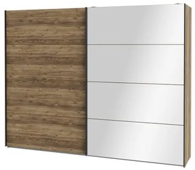 Gardróbszekrény tükörrel OREN 270x210 cm artisan tölgy