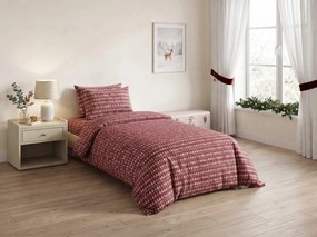 Pamut ágynemű BURGUNDY FÁK bordó színű Ágyneműhuzat mérete: 70 x 90 cm | 140 x 220 cm