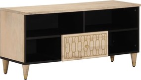 vidaXL tömör mangófa TV-szekrény 100 x 33 x 46 cm