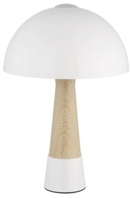 Globo 51570122 - PAULIN asztali lámpa 1xE27ILLU/40W/230V fehér