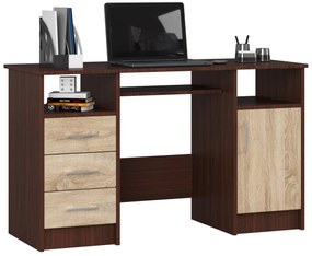 PC asztal Aziza  (wenge + szonoma tölgy). Akció -16%. 1069613