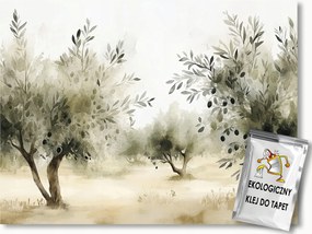 Fotótapéta Flizelina Tájkép Természet Fa Gyümölcsös Liget Olíva 416x290 ragasztó