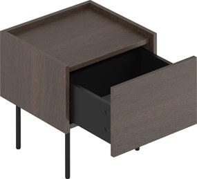 Dunari éjjeliszekrény fiókkal 45 cm - dunin tölgy