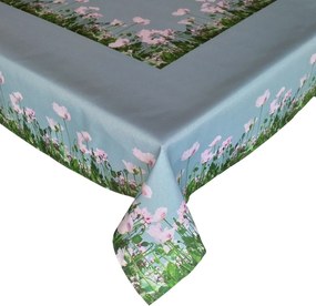 Abrosz Nyomott Mintával 140x250 Téglalap Alakú Virágok