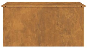 Kültéri Tároló Doboz Barna 100 x 50.5 x 50 cm időjárásálló acél