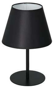 Luminex Asztali lámpa ARDEN 1xE27/60W/230V á. 20 cm fekete/fehér LU3483