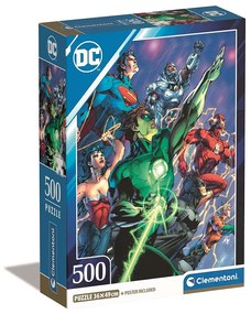 Az Igazság Ligája Rising 500 db-os Compact puzzle Clementoni