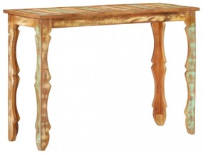 tömör újrahasznosított fa tálalóasztal 110 x 40 x 76 cm