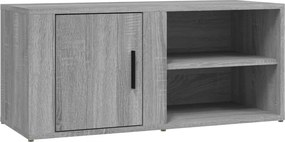 vidaXL szürke sonoma színű szerelt fa TV-szekrény 80x31,5x36 cm