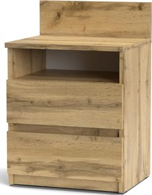 Éjjeliszekrény 2 Fiókos 40X59 CM Hálószoba Wotan Tölgy Modern MS1