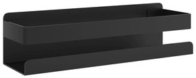 csiszolt 304 rozsdamentes acél matt fekete zuhanypolc23x6,5x6cm