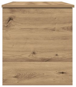 Tároló Doboza Fedéllel Kézműves Tölgy 100x42x46 cm Mérnöki Fa