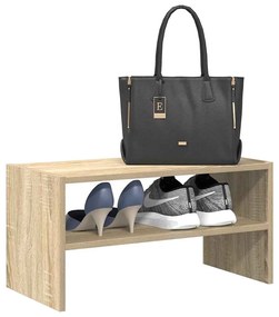 sonoma tölgy cipőtartó állvány halmozható 60 x 30 x 30,5 cm