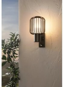Eglo 98722 - kültéri fali lámpa érzékelővel RAVELLO 1xE27 / 28W / 230V IP44