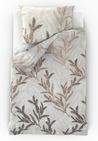 Kvalitex Szatén ágynemű Luxury Collection Oksia bézs, 140 x 220 cm, 70 x 90 cm