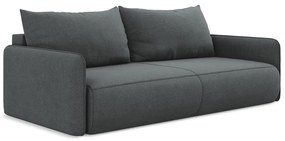 Szürke kinyitható-tárolóhelyes kanapé 216 cm Nanea – Makamii