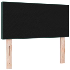 Fejtámla Gombos Díszítésű Sötét Zöld 90 cm Bársony