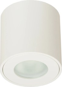 IP44 Hermetikus Lámpatest Falra Szerelhető Tubus GU10 Fehér