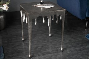 LIQUID LINE S ezüst alumínium lerakóasztal