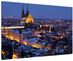 Kép - Cathedral of St. Péter és Pál, Brno, Csehország (90x60 cm)