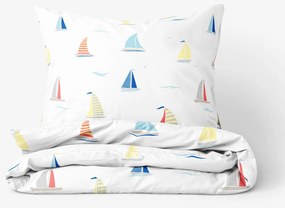 Goldea pamut ágyneműhuzat - vitorlások 140 x 220 és 70 x 90 cm