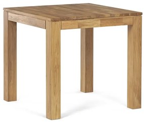 Tömör Tölgy Étkezőasztal 80×80 cm. DS-H080 DUB