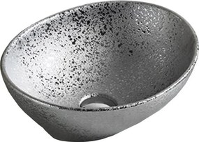 Mexen Elza 41 x 33 cm-es pultra szerelhető mosdó, ezüst - 21014052