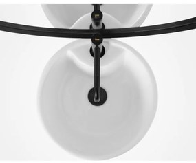 REA-U5635 - Szabadon álló BLANKA mosdó 85x40 cm kerámia/fényes fehér