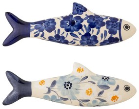 Agyagkerámia fali dekoráció 26x9 cm Dunne – Bloomingville