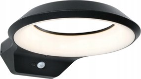 Paulmann Anela Led kültéri fali lámpa, mozgásérzékelővel, IP44, antracit